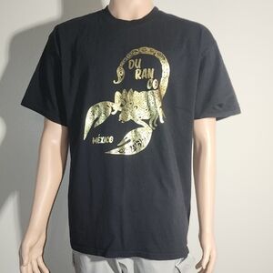 Black and Gold Graphic Men's T-Shirt